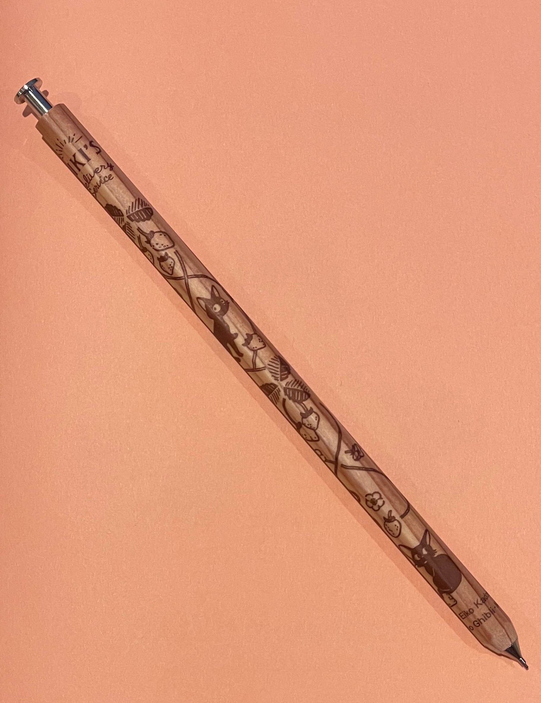 Kiki's Delivery Service Wooden Barrel Mechanical Pencil
