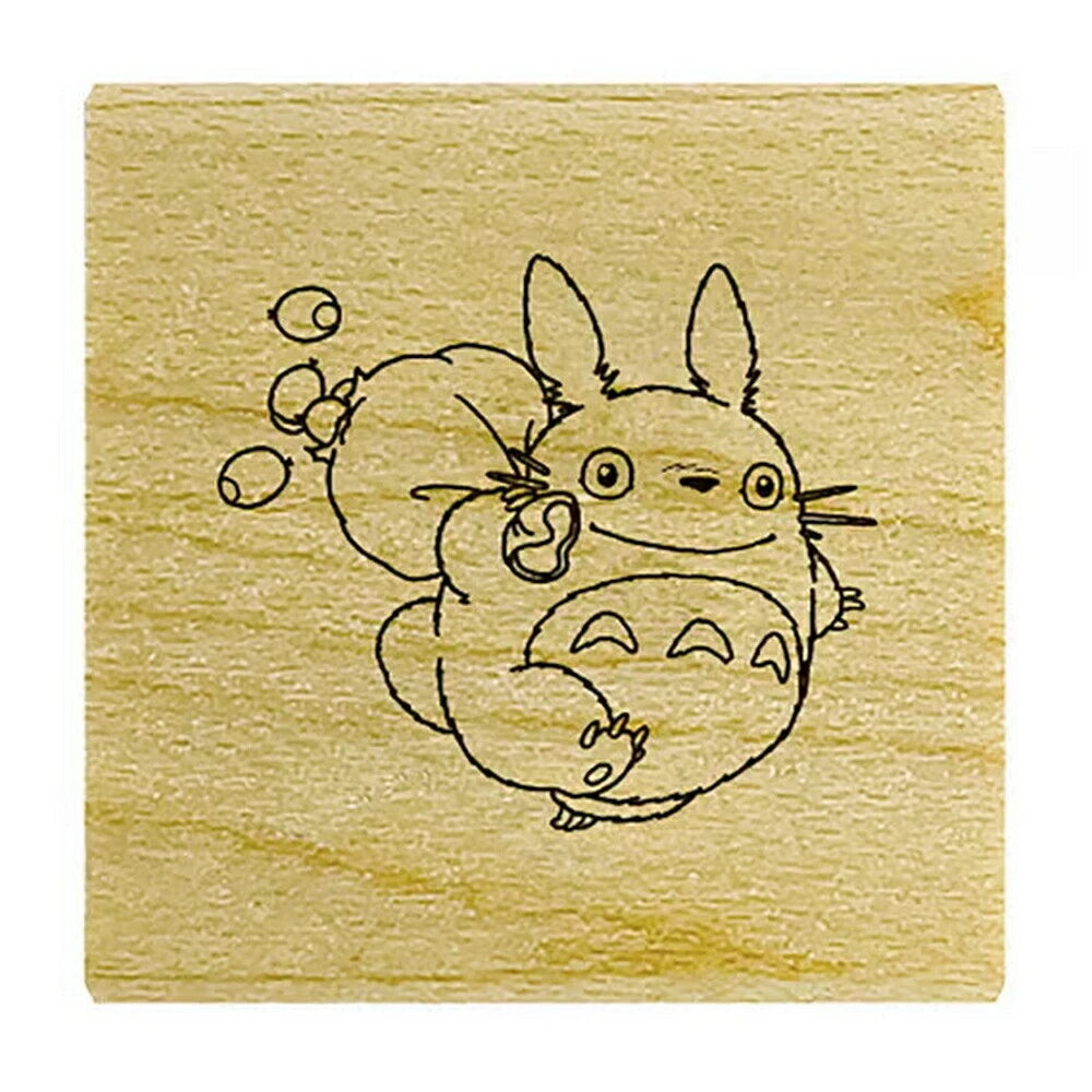 My Neighbor Totoro Stamp with Drawstring Bag – Totoro & Acorns | Studio Ghibli