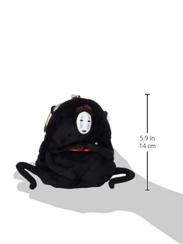 Spirited Away No-Face Plush Kiss-Lock Pouch / Crossby Bag