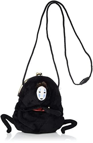 Spirited Away No-Face Plush Kiss-Lock Pouch / Crossby Bag