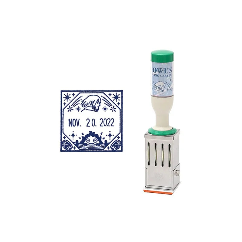 Howl's Moving Castle Rotating Date Stamp | Studio Ghibli