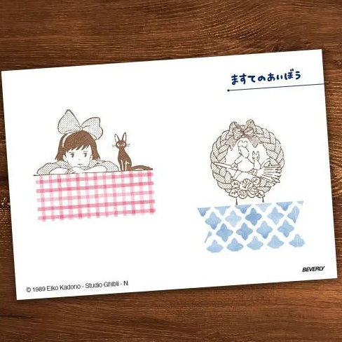 Kiki's Delivery Service Wooden stamp - Kiki & Jiji - Beverly Japan | Studio Ghibli