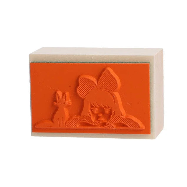 Kiki's Delivery Service Wooden stamp - Kiki & Jiji - Beverly Japan | Studio Ghibli