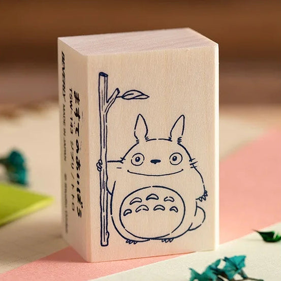 My Neighbor Totoro Wooden Rubber Stamp | Beverly Japan | Studio Ghibli