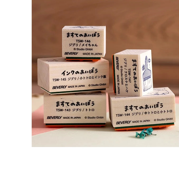 My Neighbor Totoro Wooden Rubber Stamp | Beverly Japan | Studio Ghibli
