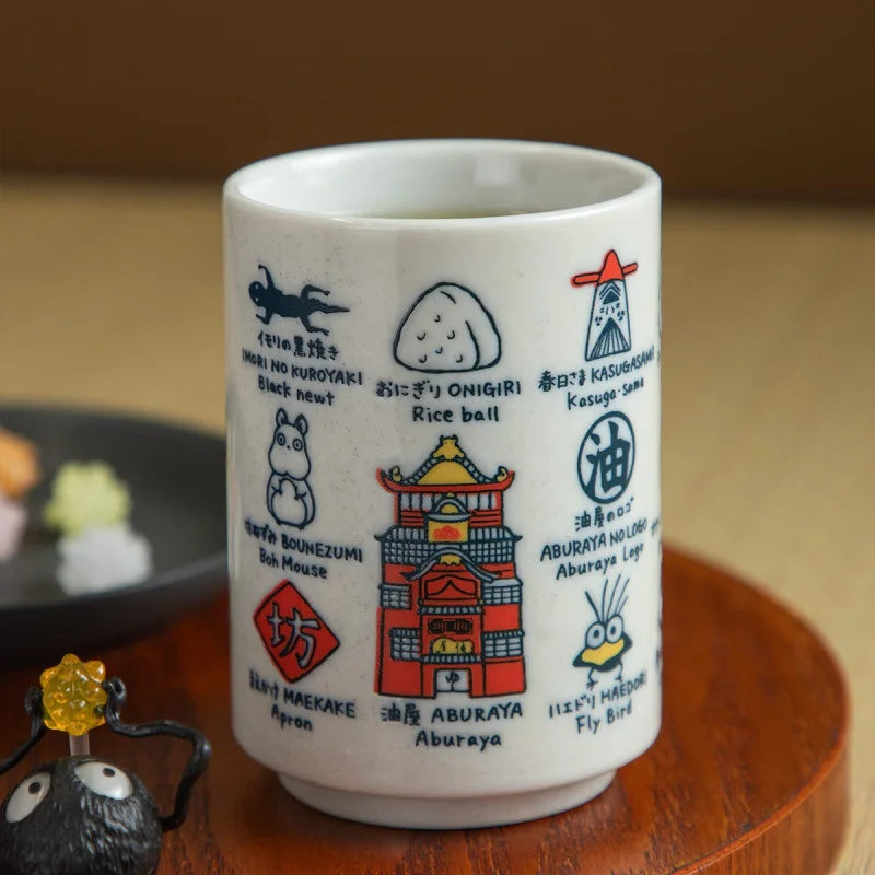 Spirited Away Small  Japanese Yunomi Tea Cup | Characters & Objects