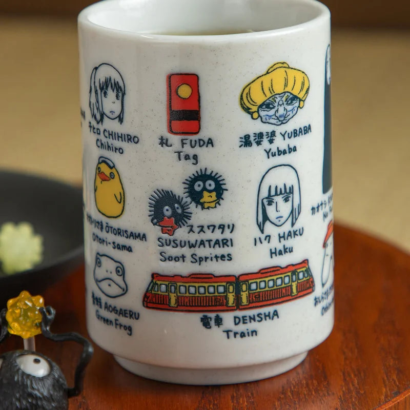 Spirited Away Small  Japanese Yunomi Tea Cup | Characters & Objects