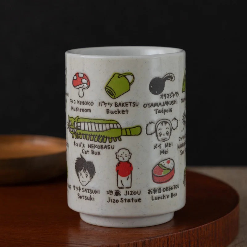 My Neighbor Totoro Small  Japanese Yunomi Tea Cup | Character & Scene Design