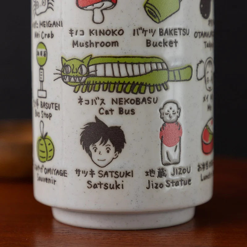 My Neighbor Totoro Small  Japanese Yunomi Tea Cup | Character & Scene Design