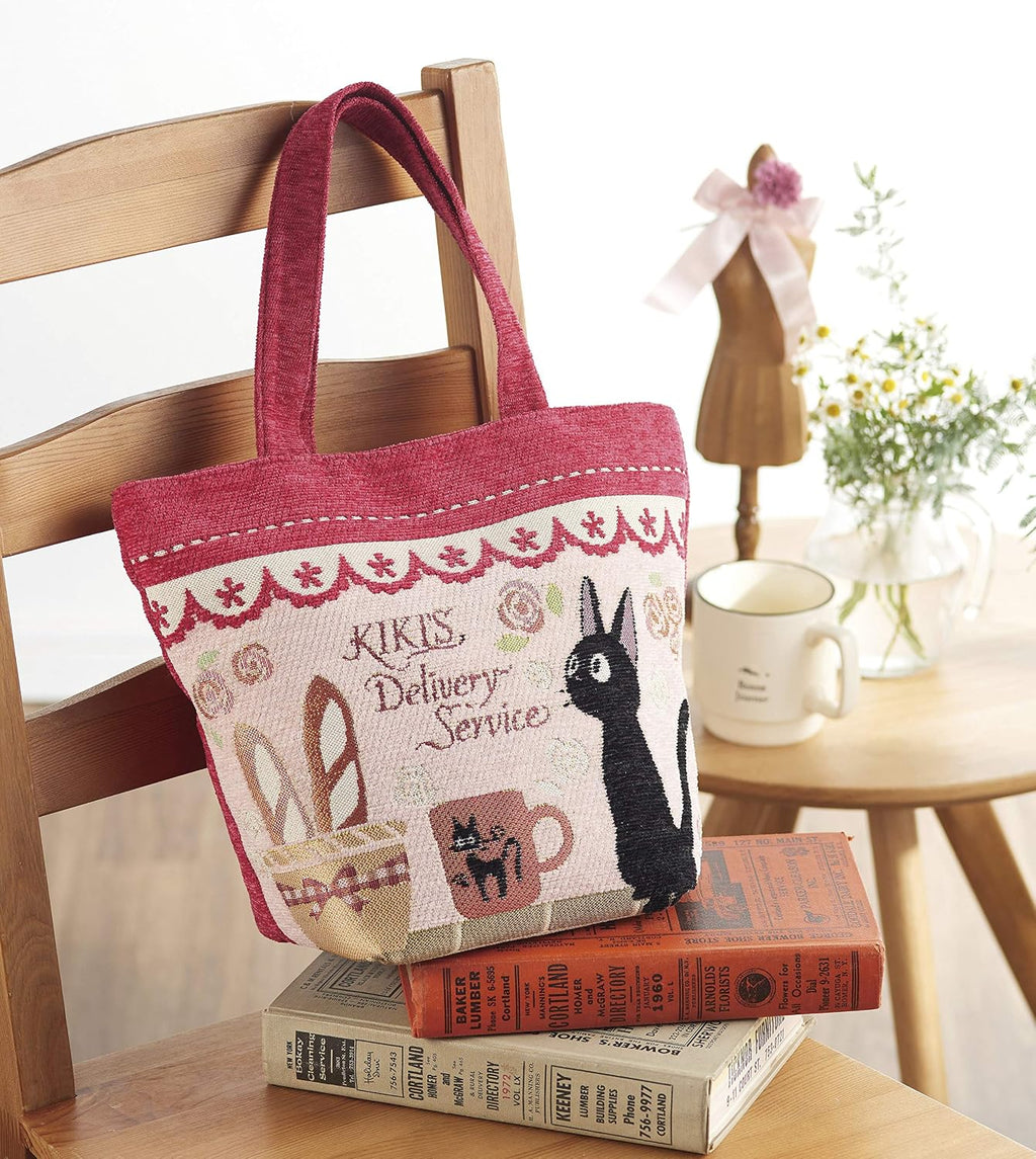 Kiki's Delivery Service Gobelin Tapestry Tote Bag - Jiji & Baguettes Studio Ghibli